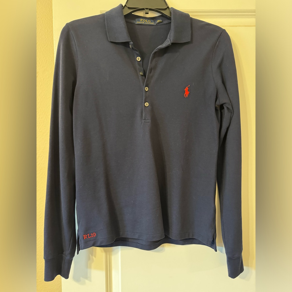 Ralph Laurenpolo Navy Long Sleeve